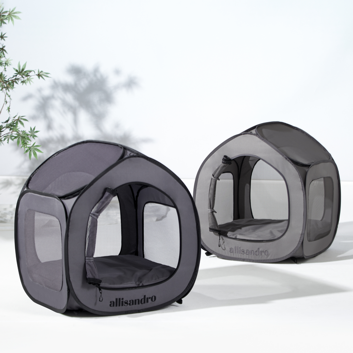 3 in 1 Foldable Pet Playpen - Portable Pet Tent-Soft-Sided Pet Kennel