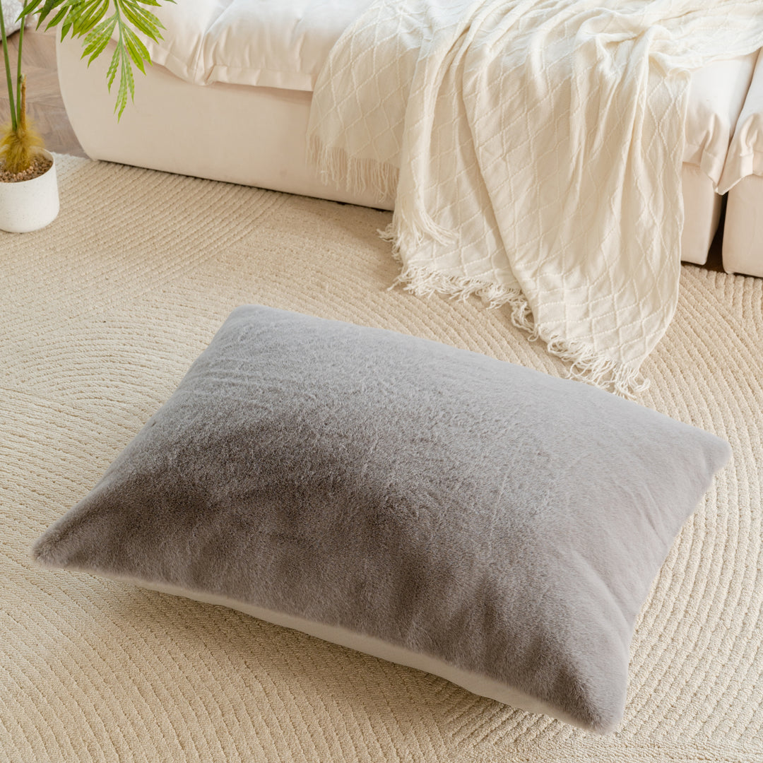 Luxe Faux Fur Pet Bed – Pillow Pad Comfort