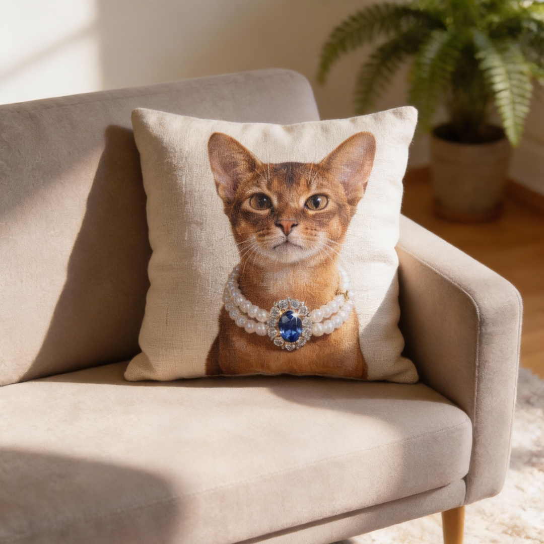 The Heirloom Pearl Collar – Sapphire-Custom Pet Memory Gift Set