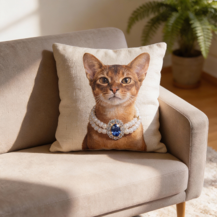 The Heirloom Pearl Collar – Sapphire-Custom Pet Memory Gift Set